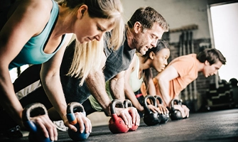 Corporate team wellness